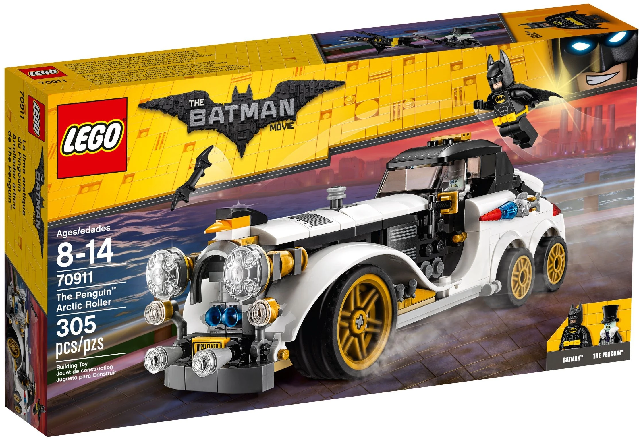 Lego The LEGO Batman Movie 70911 Tučňákův polární vůz Arctic Roller